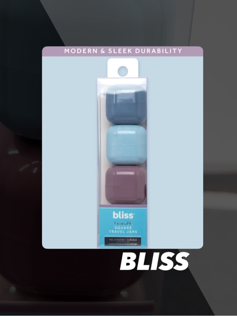 NIB Bliss Travel Jar Set
